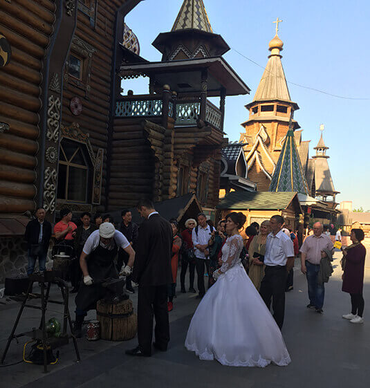 Свадебная прогулка по Кремлю в Измайлово